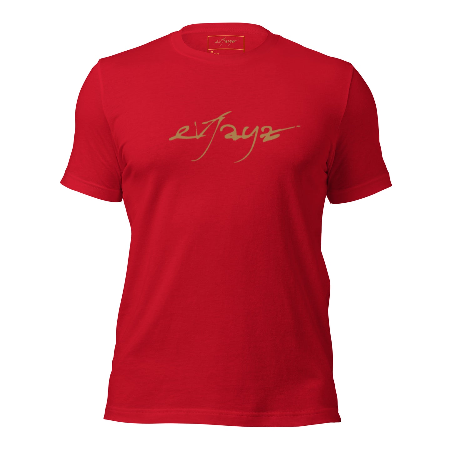 EvJayz Premium Signature Logo Unisex t-shirt (Gold Label)