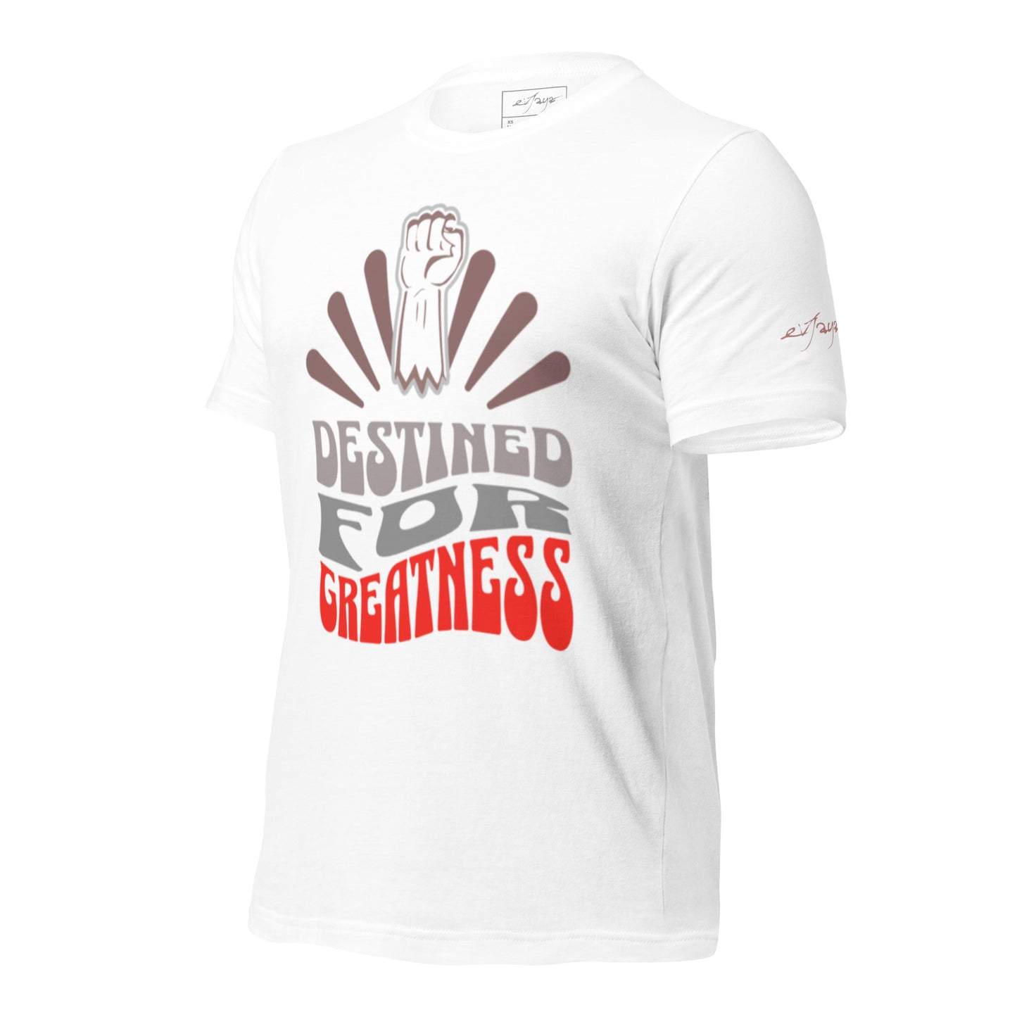 EvJayz Destined For Greatness Premium Unisex t-shirt (White)