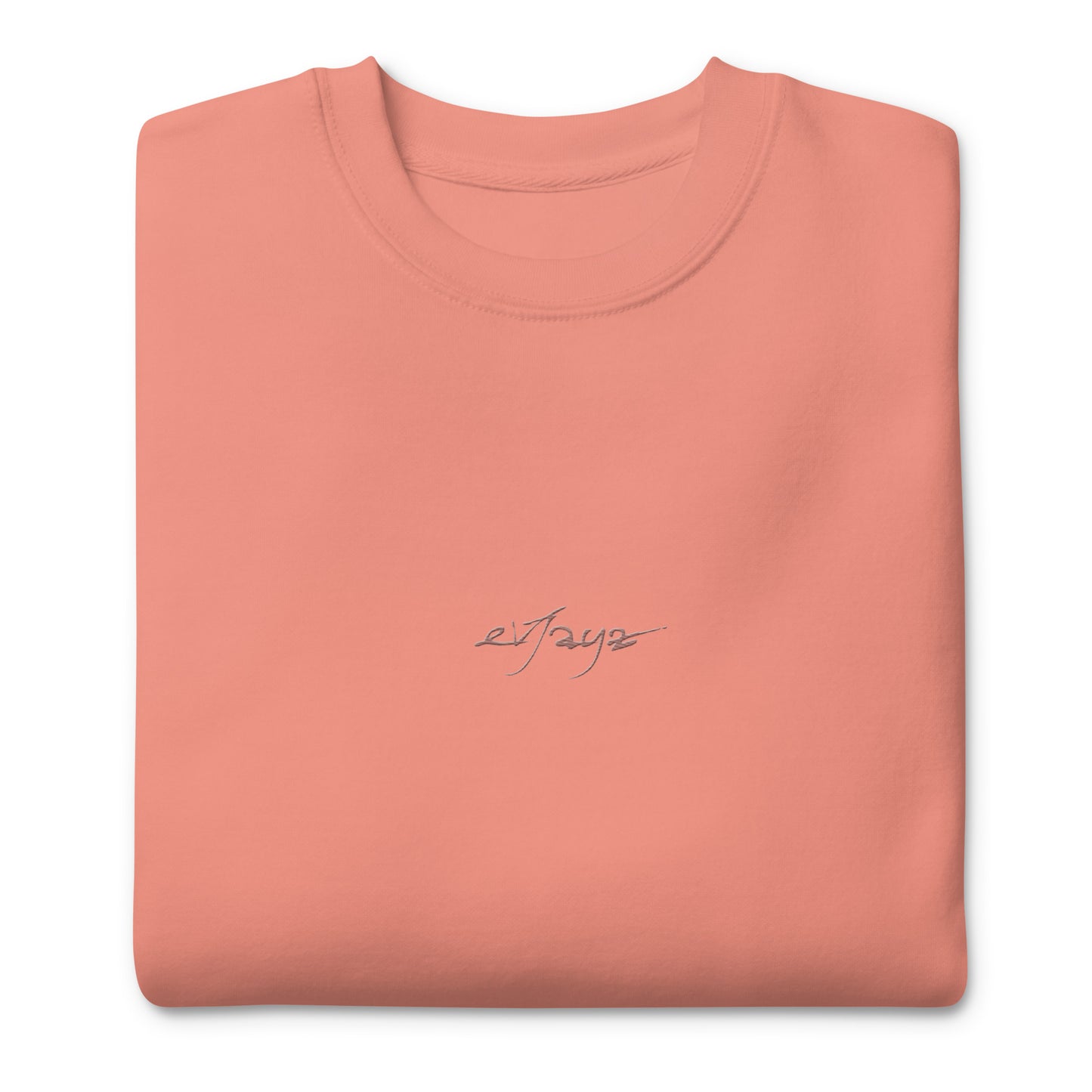 EvJayz Premium (Rose Gold Embroidered Logo) Unisex Sweatshirt