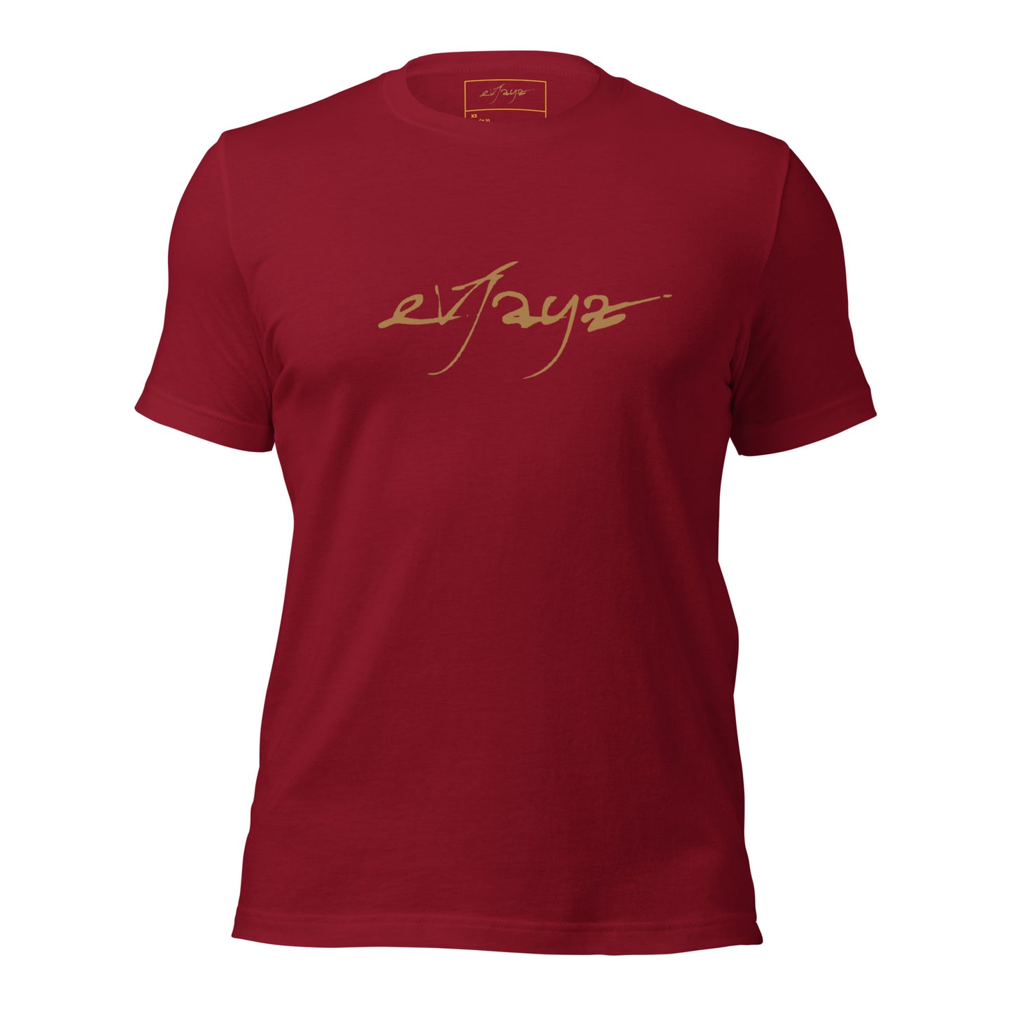 EvJayz Premium Signature Logo Unisex t-shirt (Gold Label)