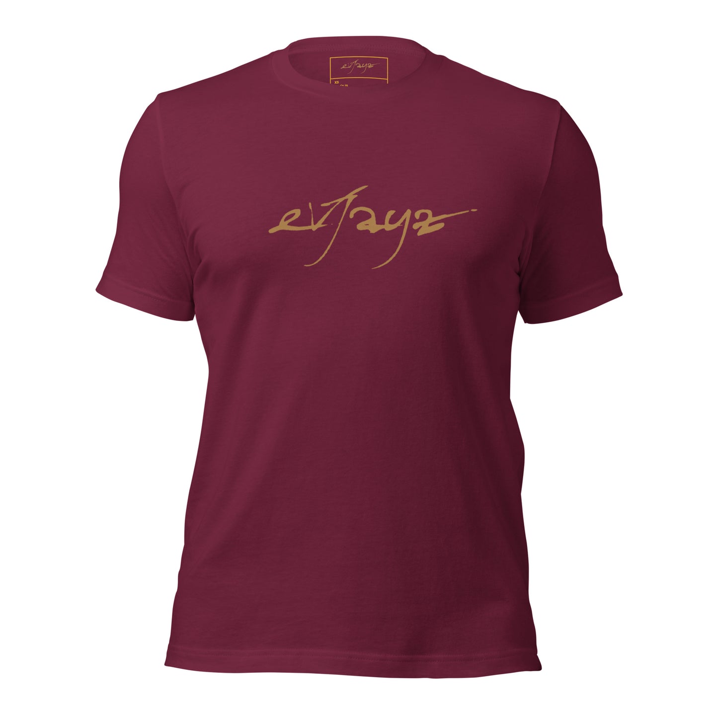 EvJayz Premium Signature Logo Unisex t-shirt (Gold Label)